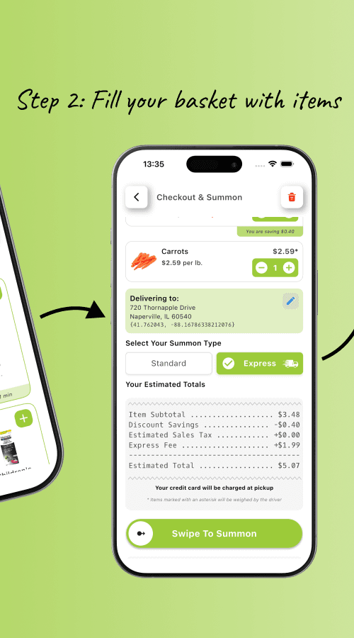 Freshcart onboarding — screen 2